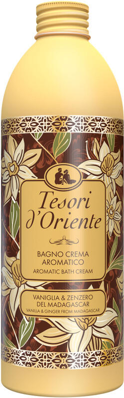 Tesori d'Oriente sprchový gel a pěna 2 v 1 Vanilka & Zázvor, 500 ml