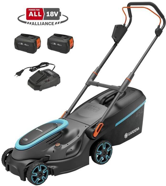 Akumulátorová sekačka Gardena PowerMax 37/36V P4A Set