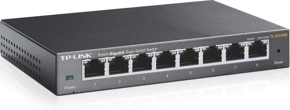 TP-Link Easy Smart switch TL-SG108E (8xGbE, fanless)