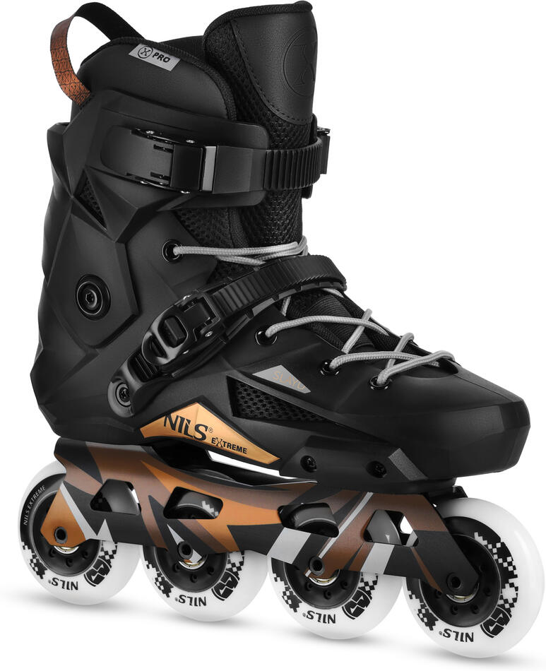 Slalomové brusle NILS Extreme NA1601 Slayd černé (Velikost: 43)