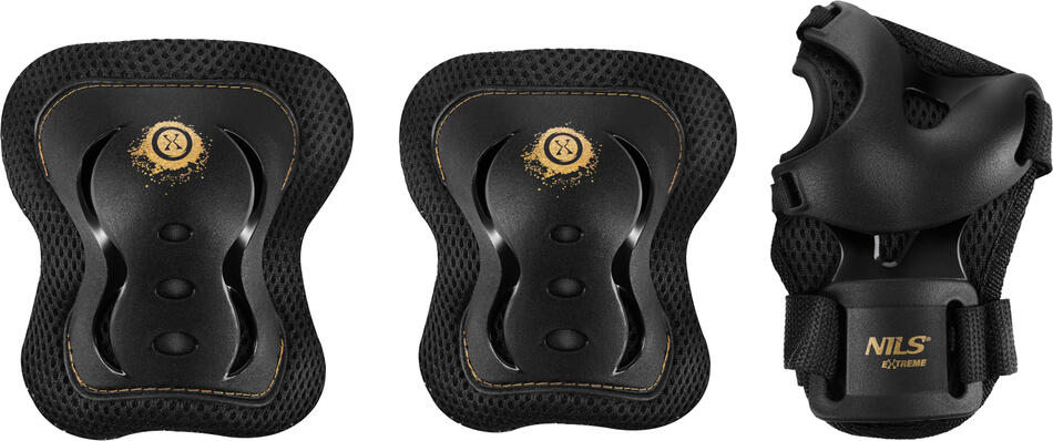 Souprava chráničů NILS Extreme H320 Fly zlatá (Velikost: XL)