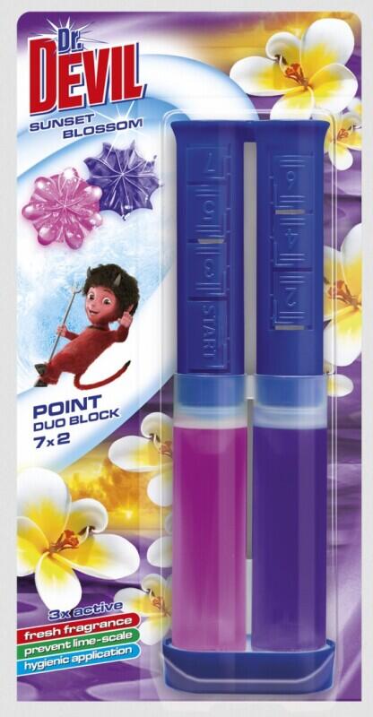 Dr. Devil WC Point Duo Block Sunset Blossom, 65 ml
