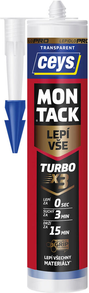 lepidlo montážní 290ml MONTACK TURBO CEYS TRA