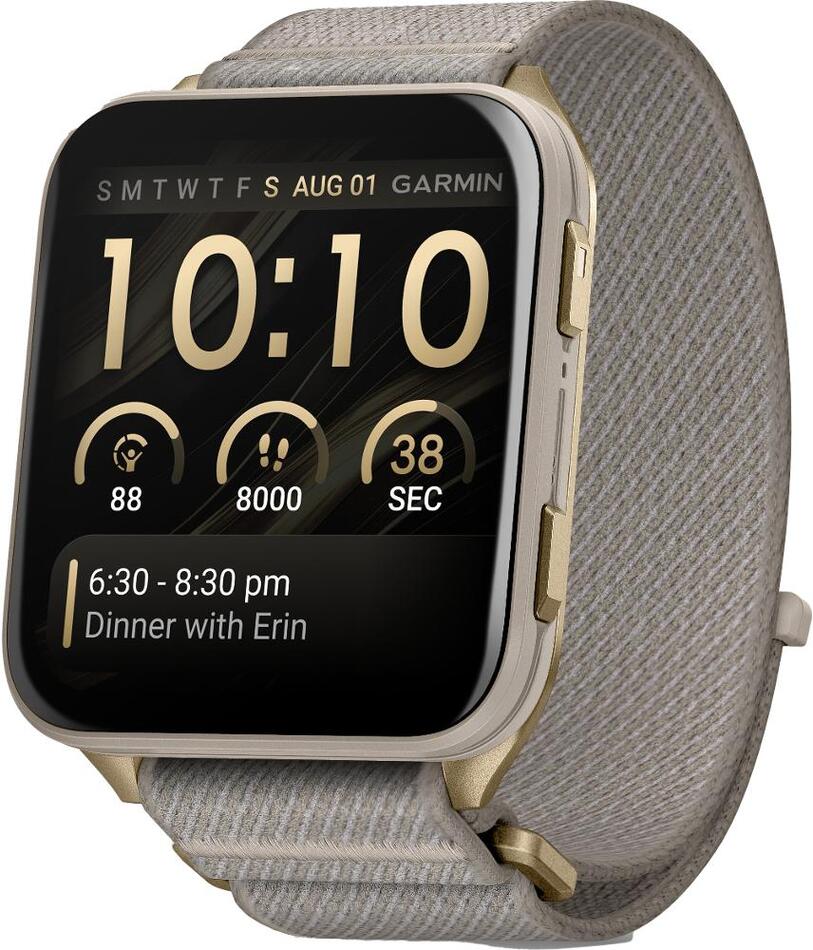 Smart hodinky Garmin Venu X1 Soft Gold - French Gre