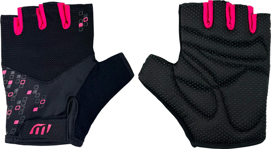 Wista Cyklistické rukavice DIAMOND dámské černá/růžová (Velikost: M)
