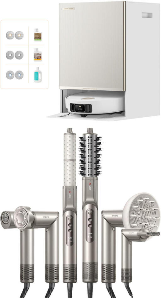 SET Robotický vysavač Dreame Matrix10 Ultra, bílý + Fén Dreame Dazzle