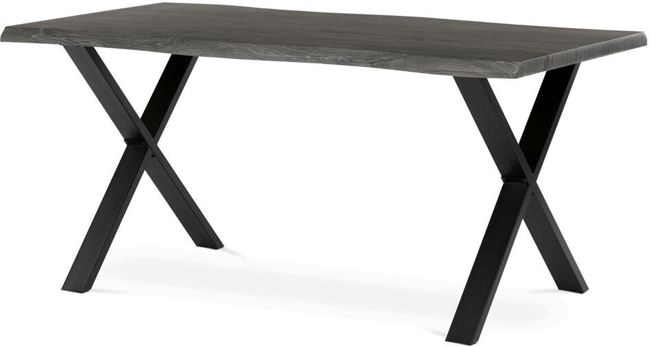 Jídelní stůl 160x90cm, mdf, šedý dub, HT-F4316 GREY Autronic, Šedá