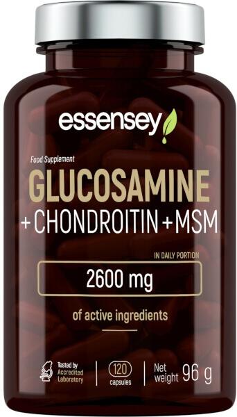 ESSENSEY Chondroitin + Glukosamin + MSM - 120 kapslí