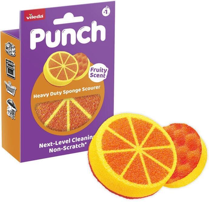 Houbička Vileda Punch orange, 1ks