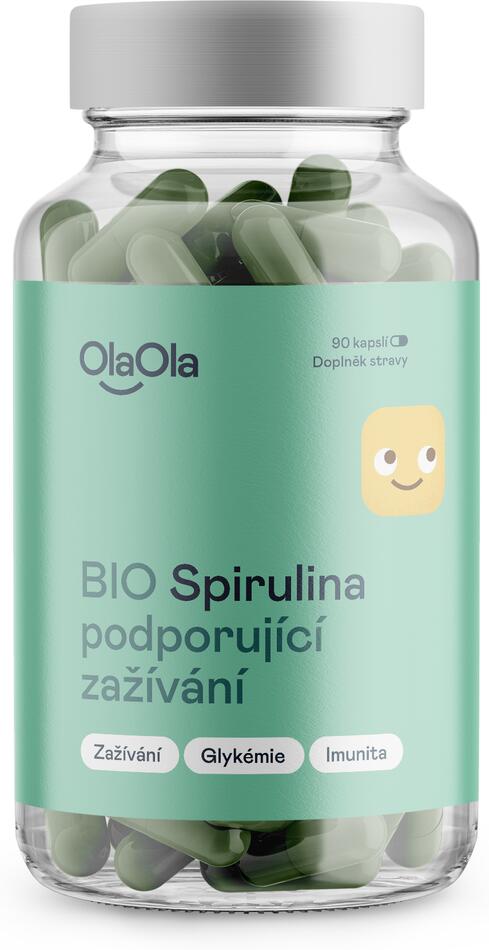 OlaOla BIO Spirulina - 90 kapslí