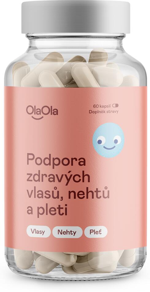 OlaOla Podpora zdravých vlasů nehtů a pleti - 60 kapslí