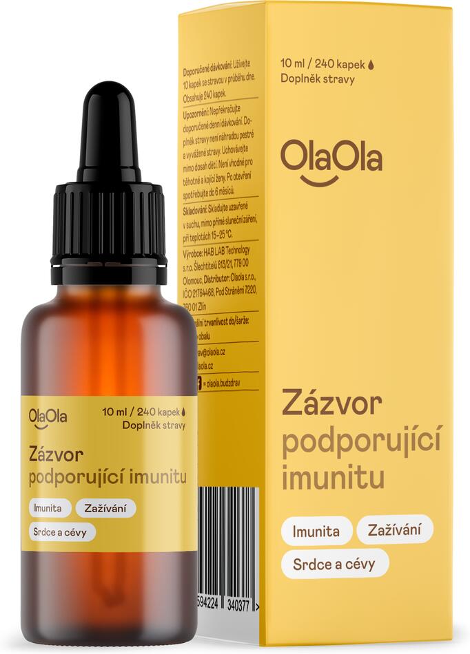 OlaOla Zázvor podporující imunitu - 10 ml