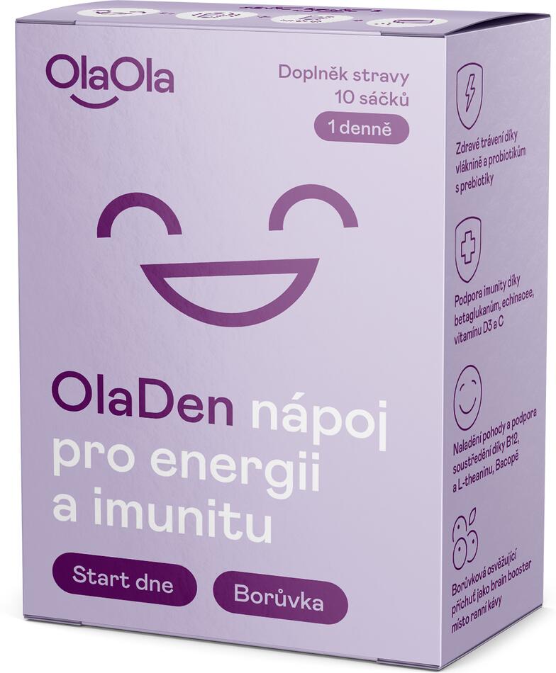 OlaOla OlaDen nápoj pro energii a imunitu - 10 sáčků - 10 sáčků