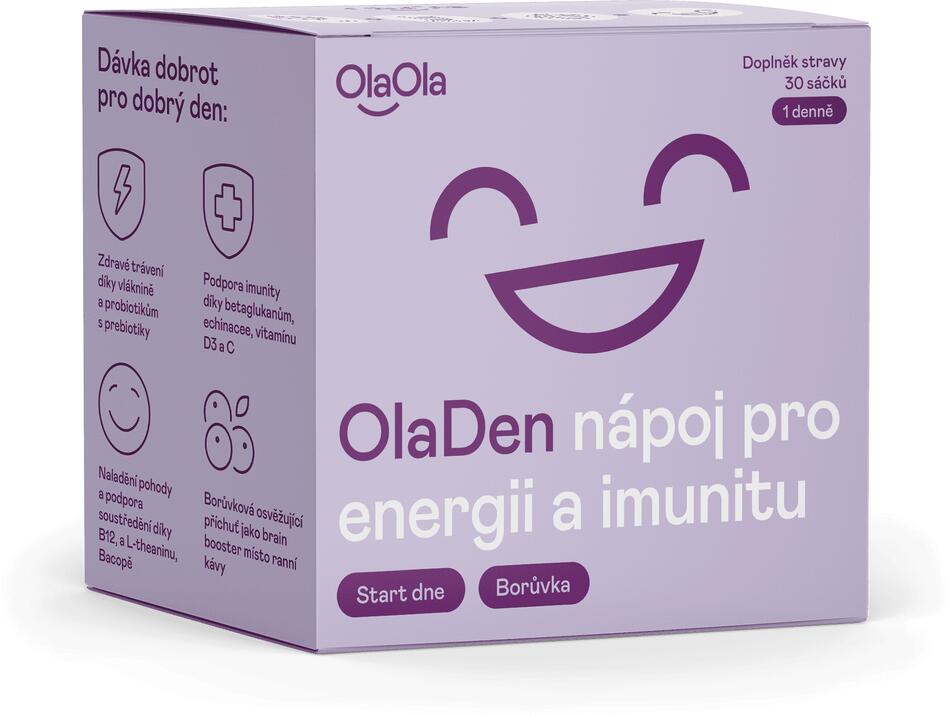 OlaOla OlaDen nápoj pro energii a imunitu - 30 sáčků - 30 sáčků