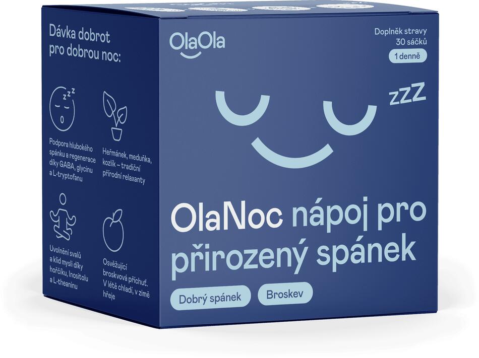 OlaOla OlaNoc nápoj pro přirozený spánek - 30 sáčků - 30 sáčků