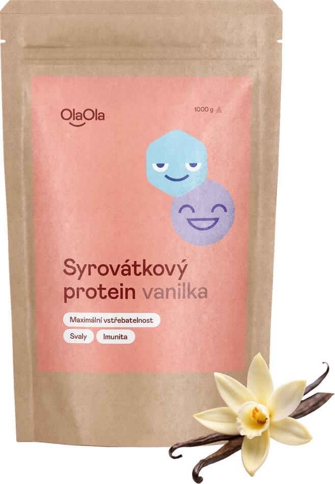 OlaOla Syrovátkový protein vanilkový - 1 000 g