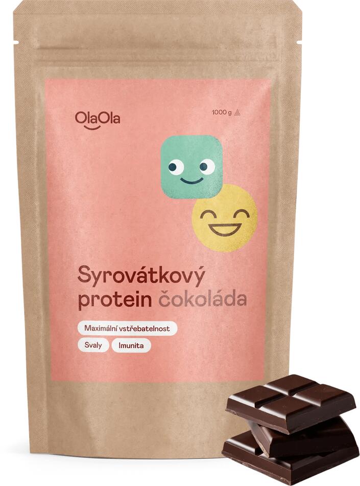 OlaOla Syrovátkový protein čokoládový - 1 000 g