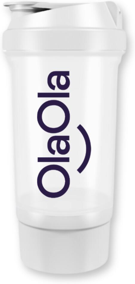OlaOla Shaker na protein a zásobník, 500 ml