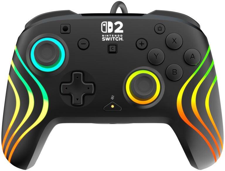 Turtle Beach Afterglow Wave Wired, RGB herní ovladač pro NS2, Černá (TBC-8006-05)