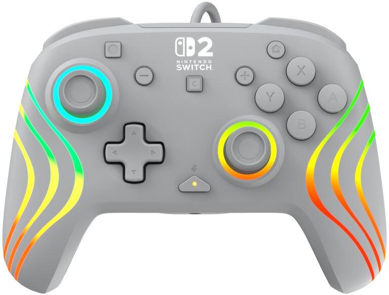 Turtle Beach Afterglow Wave Wired, RGB herní ovladač pro NS2, Šedivá (TBC-8006-85)