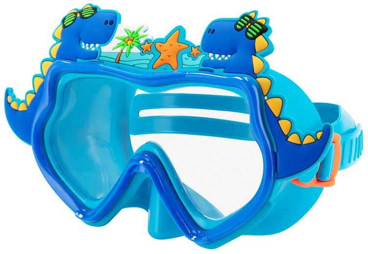 Spokey WAVY Dětská šnorchlovací maska, dino