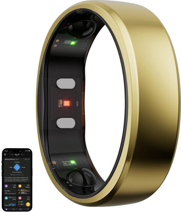 Smartring RingConn Gen 2 (velikost 9, zlatá)