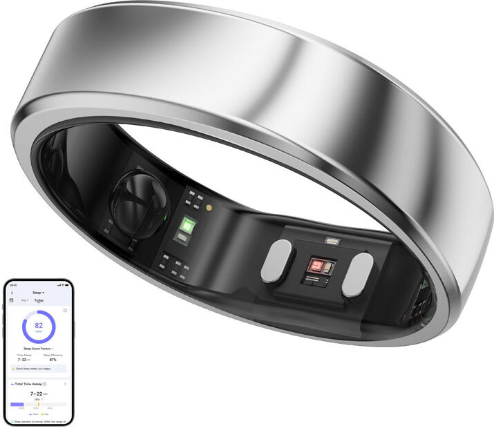 Smartring RingConn Air Gen 2 (velikost 6, stříbrná galaxie)