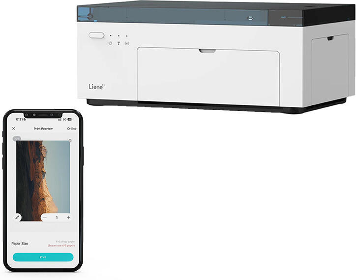 Liene Portable Photo Printer Amber M100 4x6"