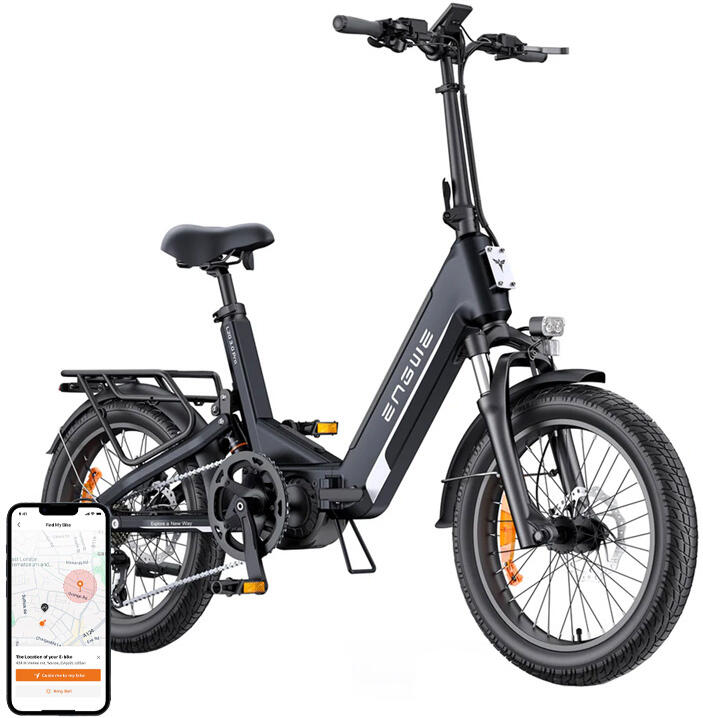 Elektrické kolo ENGWE L20 PRO 3.0, 250 W, 20" (černé)
