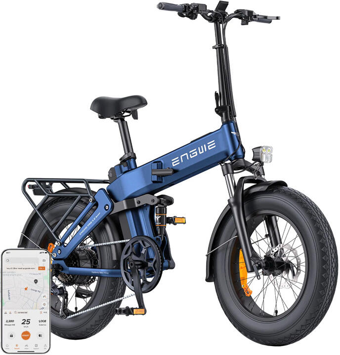 Elektrické kolo ENGWE PRO 3.0 BOOST 250 W, 20" (modré)