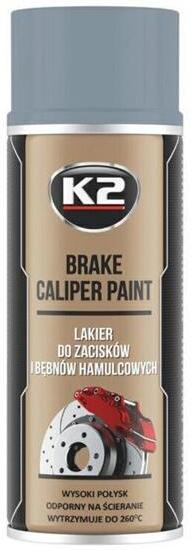 Barva na brzdové třmeny a bubny K2 Brake caliper paint 400ml Silver
