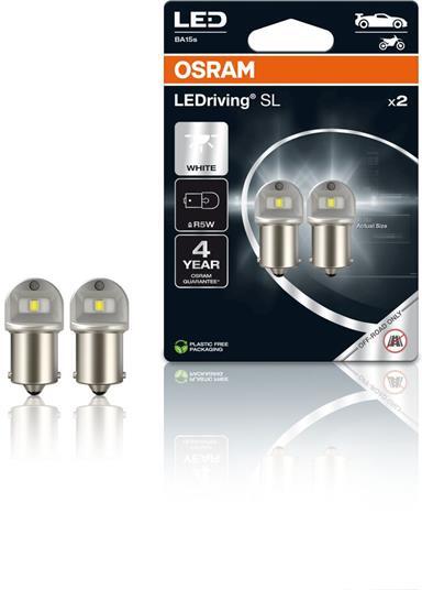 Autožárovka LED 12V R5W BA15s OSRAM studená bílá 2ks
