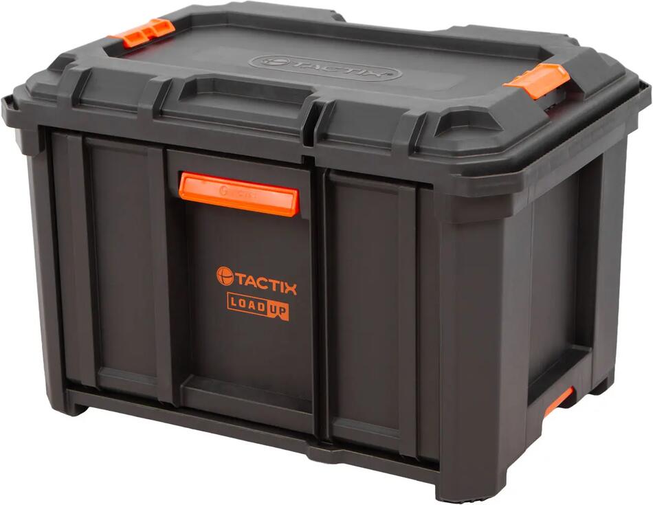 Vodotěsný plastový box na nářadí Tactix LOAD UP, 1 zásuvka - TC320421