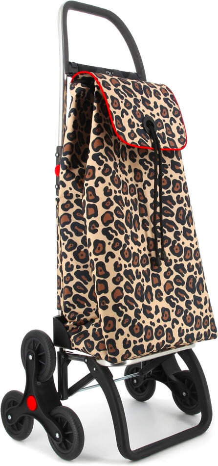 Rolser I-Max Wild 6 Logic nákupní taška na kolečkách, leopardí vzor