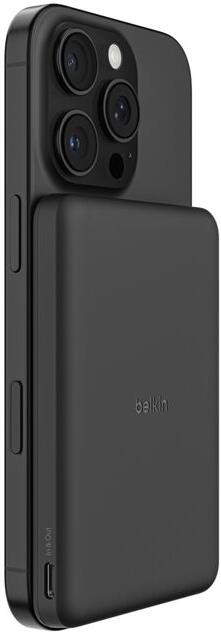 Belkin BOOST CHARGE Qi2 Magnetická Bezdrátová PowerBanka, 5000mAh, slim, černá (BPD010hqBK)