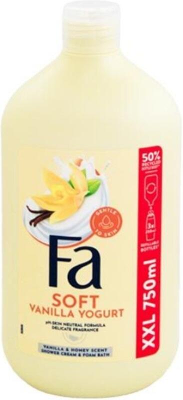 Fa Vanilla Yogurt Honey sprchový gel a pěna do koupele 750 ml