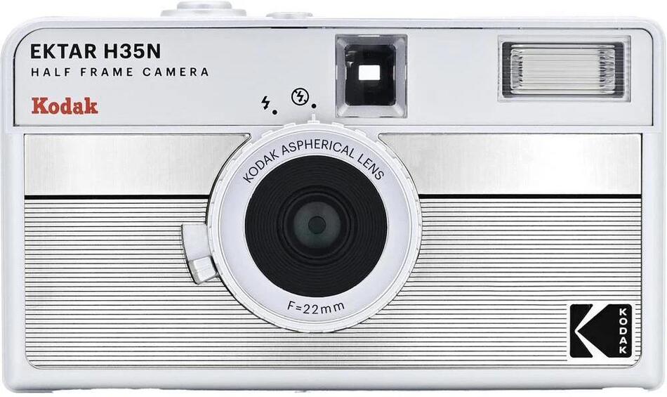 Analogový fotoaparát Kodak EKTAR H35N Camera Striped Silv