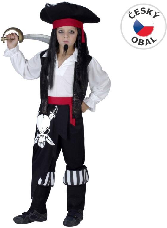 Kostým na karneval - Pirát, 110-120 cm