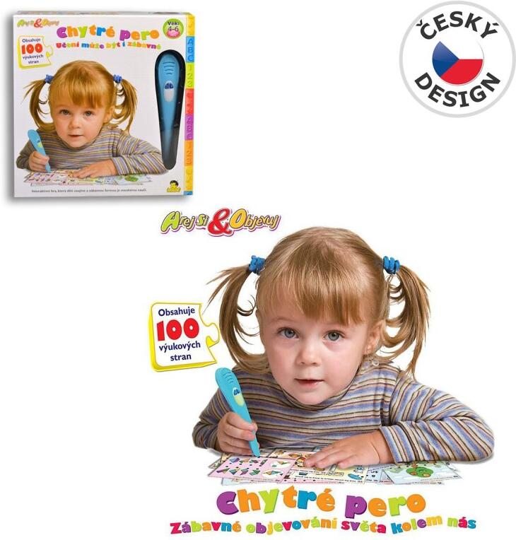 MaDe Chytré pero + 100 výukových karet, barevné