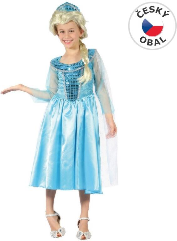 Kostým na karneval - Ledová princezna, 110-120cm