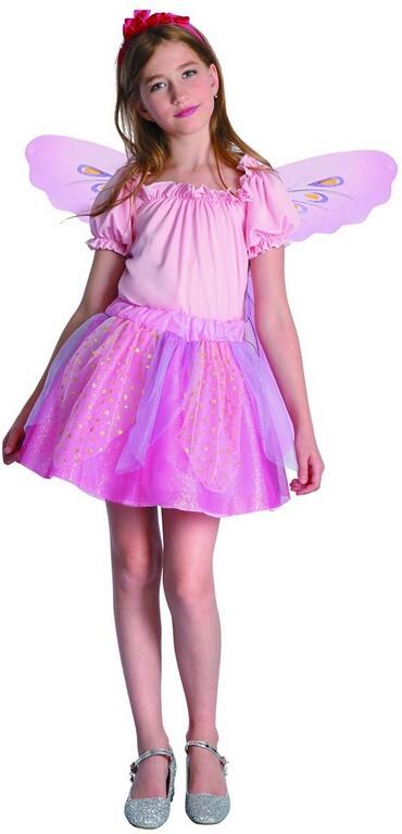 Šaty na karneval - víla, 120-130 cm
