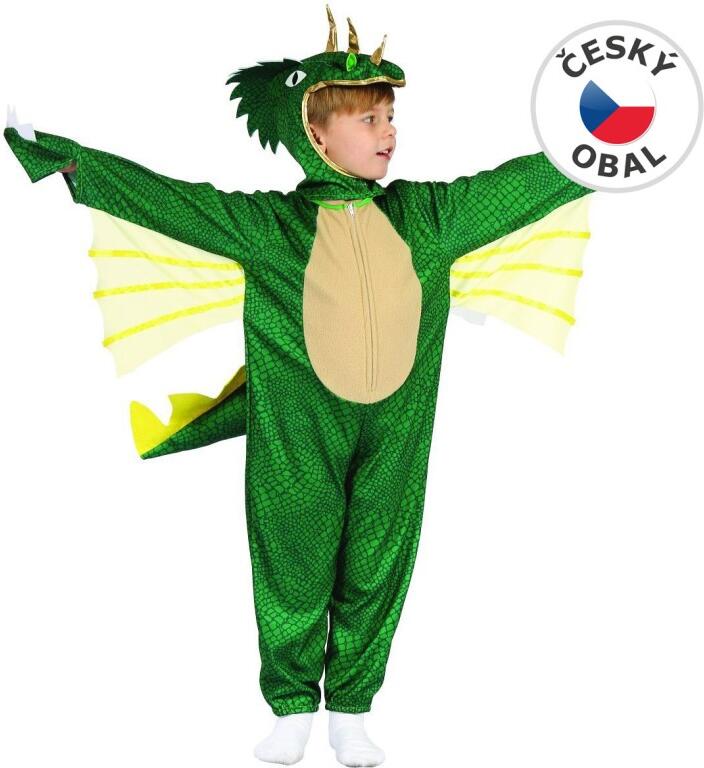 Šaty na karneval - dinosaurus, 80 - 92 cm