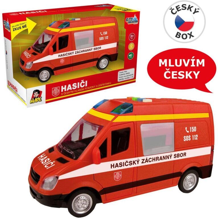 MaDe Hašičská dodávka na setrvačník se zvukem