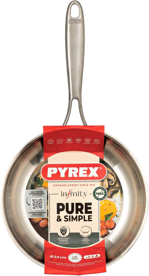 PÁNEV INFINITY 24CM Pyrex NEREZ