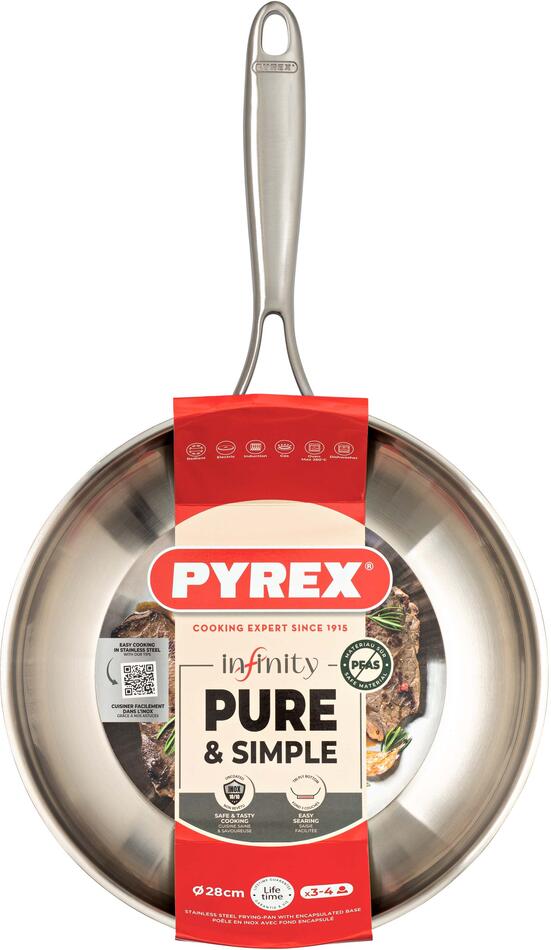 PÁNEV INFINITY 28CM Pyrex NEREZ