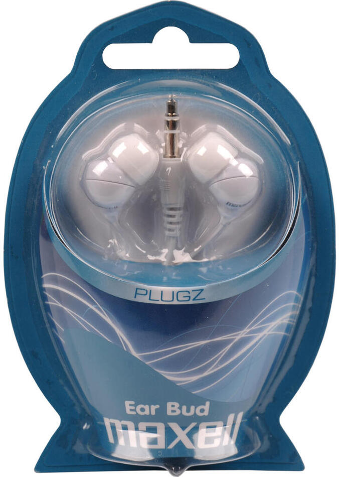 Sluchátka MAXELL 303438 Plugz bílé