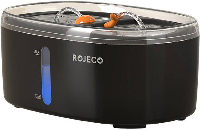 Vodní fontána pro domácí zvířata Rojeco 2,5 l (černá)