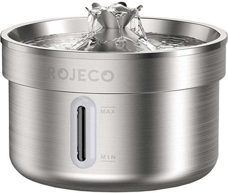 Nerezová fontána / pítko pro psy a kočky 2l Rojeco