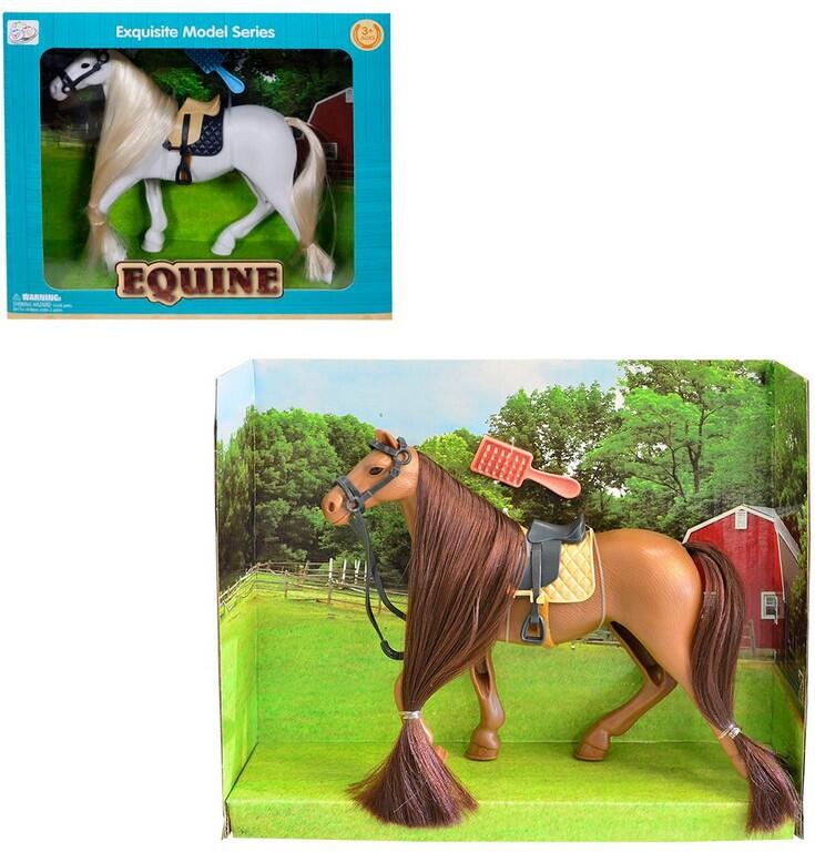 Kůň s příslušenstvím, 16 cm