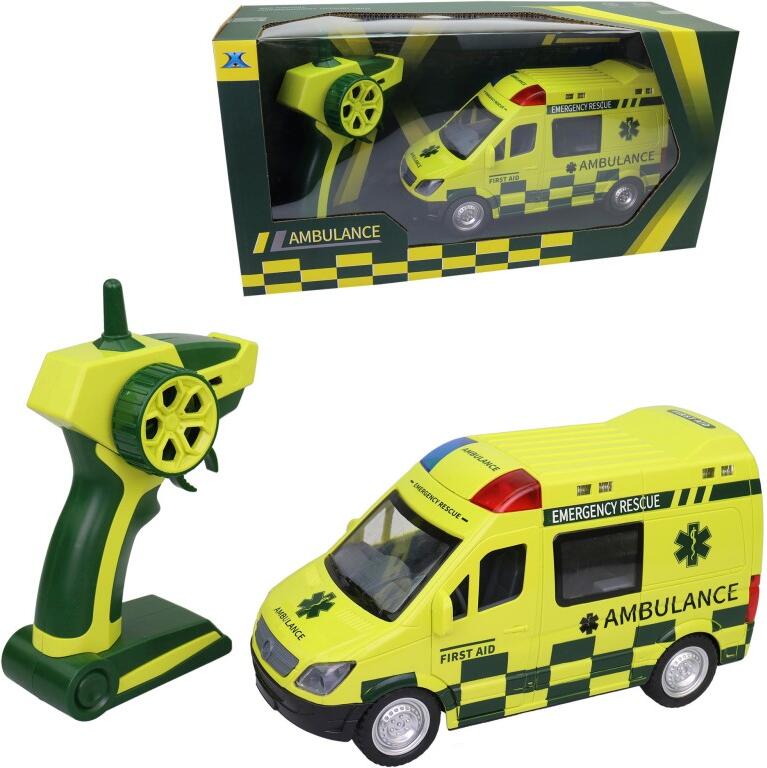Ambulance na ovládání, 22 x 12,5 x 8,5 cm